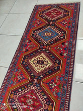 Charger l'image dans la galerie, Tapis Yalameh fait main n°17199_155×65