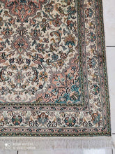 Charger l'image dans la galerie, Tapis Cachemire soie noué main n°65_156×95