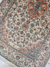 Charger l'image dans la galerie, TAPIS Cachemire soie tissé main n°55_157×92