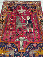 Charger l'image dans la galerie, Tapis Ghachghai noué main n°10859_160×110