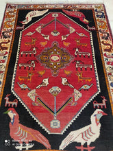 Charger l'image dans la galerie, Tapis Ghachghai noué main n°10556_162×117