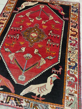 Charger l'image dans la galerie, Tapis Ghachghai noué main n°10556_162×117