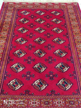 Charger l'image dans la galerie, Tapis Torkaman noué main n°18966_165×137