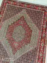 Charger l'image dans la galerie, Tapis Senneh tissé main n°19517_170×127