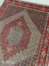 Charger l'image dans la galerie, Tapis Senneh tissé main n°19516_170×128
