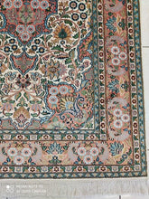 Charger l'image dans la galerie, Tapis Cachemire soie tissé main n°20_175×100
