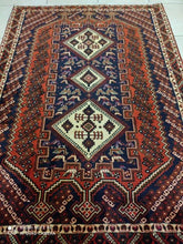 Charger l'image dans la galerie, TAPIS Afchar tissé main n°17098_176×125