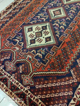 Charger l'image dans la galerie, TAPIS Afchar tissé main n°17098_176×125