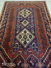 Charger l'image dans la galerie, Tapis Afchar fait main n°17237_180×117