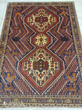 Charger l'image dans la galerie, Tapis Afchar fait main n°17239_180×130