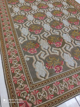 Charger l'image dans la galerie, TAPIS ANTIQUE Français Gobelins fait main_180×130