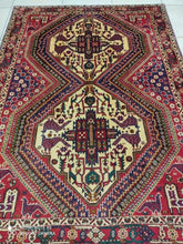 Charger l'image dans la galerie, Tapis Afchar fait main n°17236_180×132