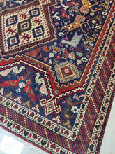 Charger l'image dans la galerie, Tapis Afchar fait main n°17416_180×133