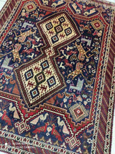 Charger l'image dans la galerie, Tapis Afchar fait main n°17416_180×133
