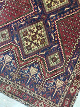 Charger l'image dans la galerie, Tapis Afchar fait main n°17412_180×135