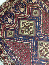Charger l'image dans la galerie, Tapis Afchar fait main n°17412_180×135