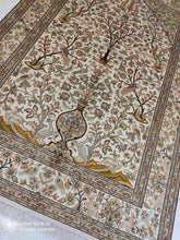 Charger l'image dans la galerie, Tapis Cachemire soie tissé main n°26_184×124