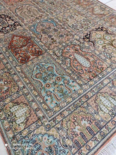 Charger l'image dans la galerie, Tapis Cachemire soie noué main n°21_186×123