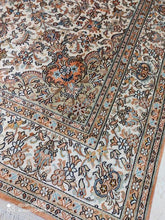 Charger l'image dans la galerie, Tapis Cachemire soie noué main n°22_187×124