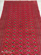 Charger l'image dans la galerie, Tapis Torkaman noué main n°19314_190×120