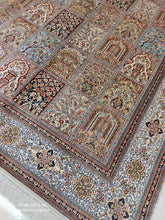 Charger l'image dans la galerie, Tapis Cachemire soie tissé main n°112_190×126