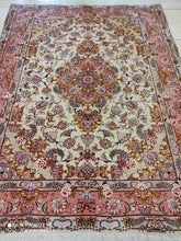 Charger l'image dans la galerie, Tapis Tabriz noué main n°18931_190×148