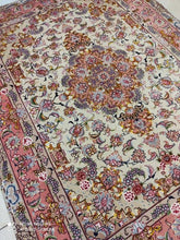Charger l'image dans la galerie, Tapis Tabriz noué main n°18931_190×148