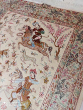 Charger l'image dans la galerie, Tapis Ghom soie tissé main n°19756_194×128