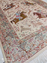 Charger l'image dans la galerie, Tapis Ghom soie tissé main n°19756_194×128