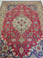 Charger l'image dans la galerie, TAPIS Tabriz noué main n°19170_195×140