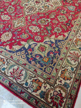 Charger l'image dans la galerie, TAPIS Tabriz noué main n°19170_195×140