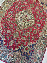 Charger l'image dans la galerie, TAPIS Tabriz noué main n°19170_195×140