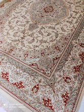 Charger l'image dans la galerie, Tapis Ghom soie tissé main n°16480_196×128