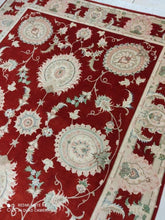 Charger l'image dans la galerie, Tapis Tabriz fait main n°12581_196×148