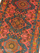 Charger l'image dans la galerie, TAPIS ANTIQUE Azerbaïdjan noué main n°18487_198×125