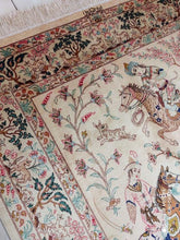 Charger l'image dans la galerie, Tapis Ghom soie noué main n°19755_198×128
