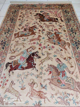 Charger l'image dans la galerie, TAPIS Ghom soie fait main n°19753_200×127