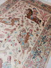 Charger l'image dans la galerie, TAPIS Ghom soie fait main n°19753_200×127