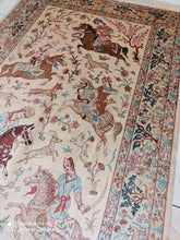 Charger l'image dans la galerie, TAPIS Ghom soie fait main n°19753_200×127