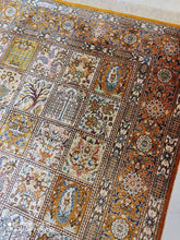 Charger l'image dans la galerie, Tapis Ghom soie tissé main n°11604_200×128