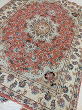 Charger l'image dans la galerie, Tapis Tabriz fait main n°18849_200×150