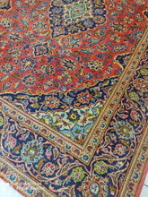 Charger l'image dans la galerie, TAPIS ANTIQUE Kachan noué main n°16593_207×145