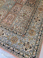 Charger l'image dans la galerie, Tapis Cachemire en soie tissé main n°859_210×125