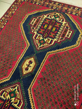 Charger l'image dans la galerie, Tapis Afchar noué main n°835_210×155