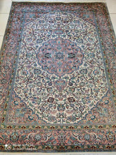 Charger l'image dans la galerie, Tapis Cachemire soie noué main n°36_210×160