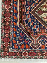 Charger l'image dans la galerie, Tapis Afchar fait main n°18811_220×140