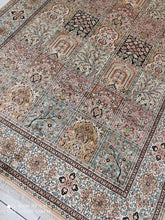 Charger l'image dans la galerie, Tapis Cachemire soie noué main n°27_242×170