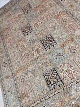 Charger l'image dans la galerie, Tapis Cachemire soie noué main n°16_242×172