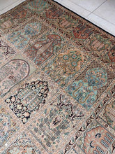 Charger l'image dans la galerie, TAPIS CACHEMIRE soie noué main n°765_260×187