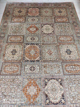 Charger l'image dans la galerie, Tapis Cachemire soie tissé main n°33_270×189